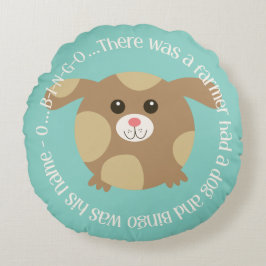 Er was een boer met een hond rond kussen