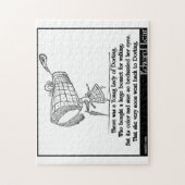 Er was een jongedame van Dorking Legpuzzel (Verticaal)