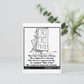 Er was een jongedame van Noorwegen Briefkaart (Staand voorkant)