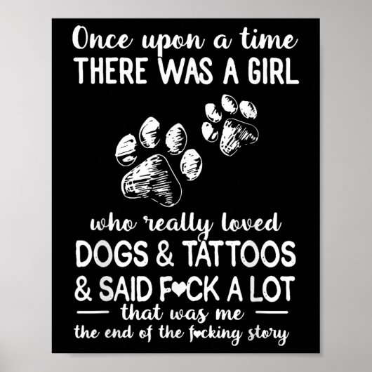 Er was een meisje dat echt dol was op honden en Ta Poster (Voorkant)