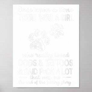Er was een meisje dat echt van Honden hield en Poster