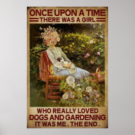 Er was een meisje poster