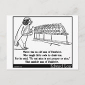 Er was een oud man Dumbree Briefkaart (Voorkant)