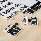 Er was een oud Man met een Owl Legpuzzel (Zijkant)