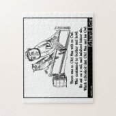 Er was een oud Man met een Owl Legpuzzel (Verticaal)