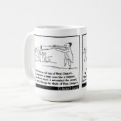 Er was een oud man van West Dumpet Koffiemok (Voorkant links)