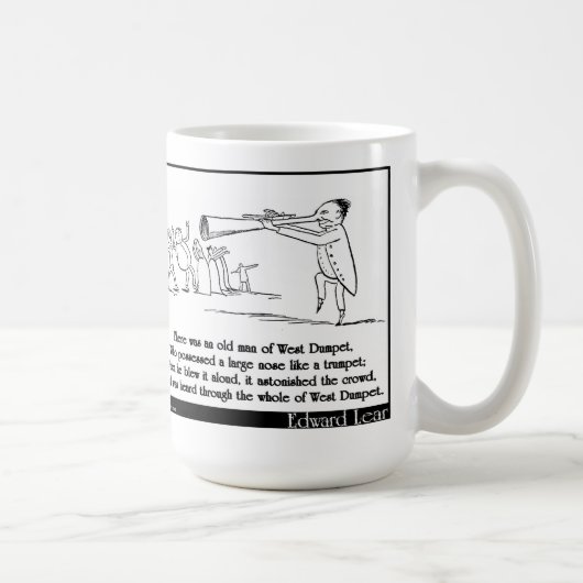 Er was een oud man van West Dumpet Koffiemok (Rechts)