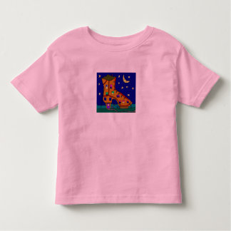 Er was een oude dame die in een schoen woonde kinder shirts