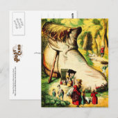 Er was een oude vrouw die in een hoefijzer woonde briefkaart (Voorkant / Achterkant)