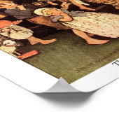 Er was een oude vrouwelijke nersery Rhyme print (Hoek)