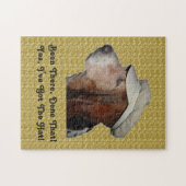 Er was een puzzelbout die er was legpuzzel (Horizontaal)