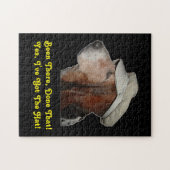 Er was een puzzelbout die er was legpuzzel (Horizontaal)