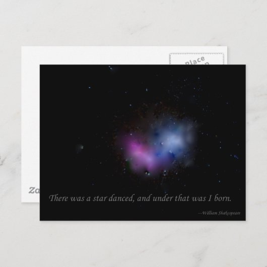 Er was een ster danste briefkaart (Voorkant / Achterkant)