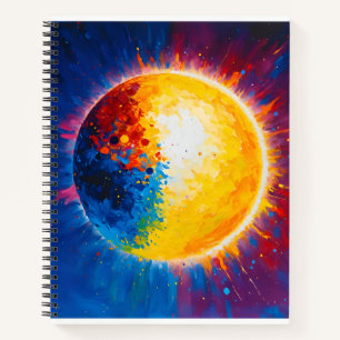 Er was eens de zon en de maan notitieboek