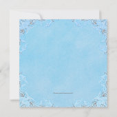 Er was eens een Assepoester Prinses Verjaardag Kaart (Achterkant)