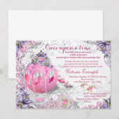 Er Was Eens Een Baby Shower Kaart (Voorkant / Achterkant)