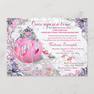 Er Was Eens Een Baby Shower Kaart