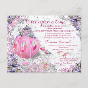 Er Was Eens Een Baby Shower Kaart