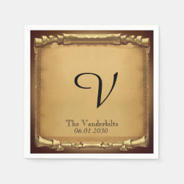 Er was eens een bruiloft servet