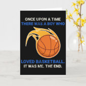 Er was eens een jongen die van Bysketb hield Kaart (Gele Bloem)