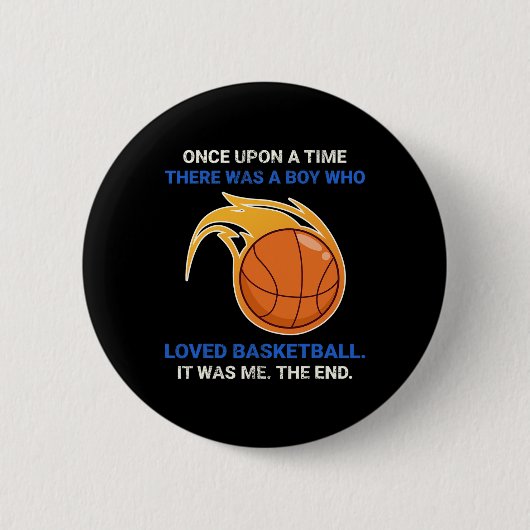Er was eens een jongen die van Bysketb hield Ronde Button 5,7 Cm (Voorkant)