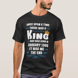 Er was eens een koning. Februari 1985 B T-shirt