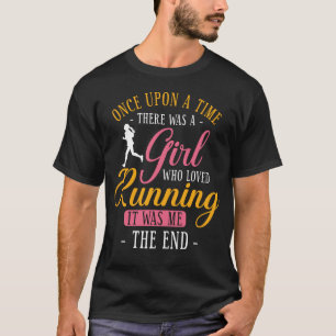 Er was eens een meisje dat jogging t-shirt
