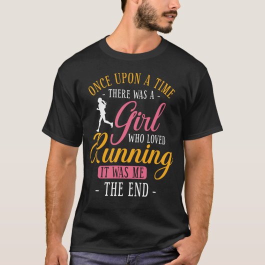 Er was eens een meisje dat jogging t-shirt (Voorkant)