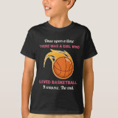 Er was eens een meisje dat van Bysket hield T-shirt (Voorkant)