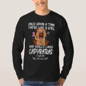 Er was eens een meisje dat van Capyba hield. T-shirt (Voorkant)