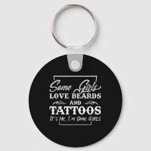 Er was eens een meisje en een hond Tattoo Sleutelhanger