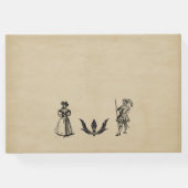 Er was eens een middeleeuws verouderde scroll wax gastenboek (Achterkant)