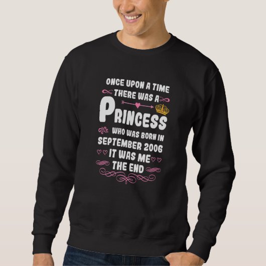 Er Was Eens Een Prinses 20 September Trui (Voorkant)
