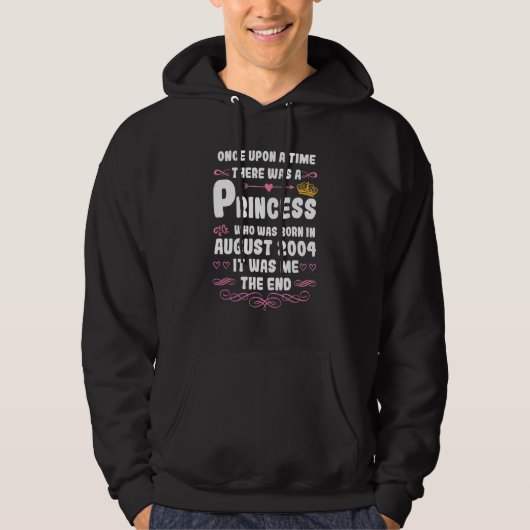 Er was eens een prinses augustus 2004 hoodie (Voorkant)