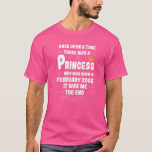 Er was eens een prinses februari 2000 t-shirt