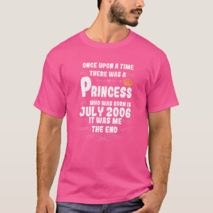 Er was eens een prinses in juli 2006. t-shirt