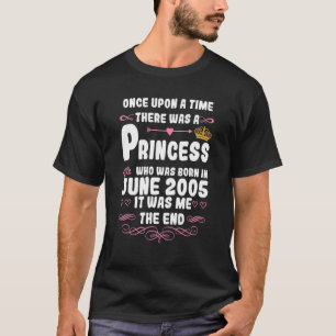 Er was eens een prinses in juni 2005 Bi T-shirt