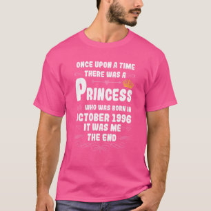 Er was eens een prinses oktober 1996 t-shirt