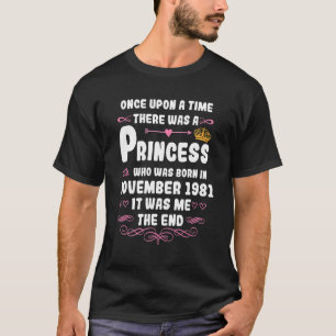 Er was eens een prinses van 19 november. t-shirt