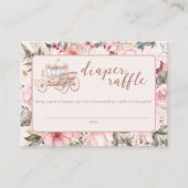 Er was eens een roze prinses luier Raffle Informatiekaartje (Voorkant)