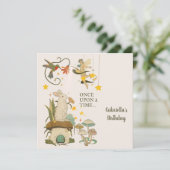 Er was eens een sprookje Kinder Kaart (Staand voorkant)