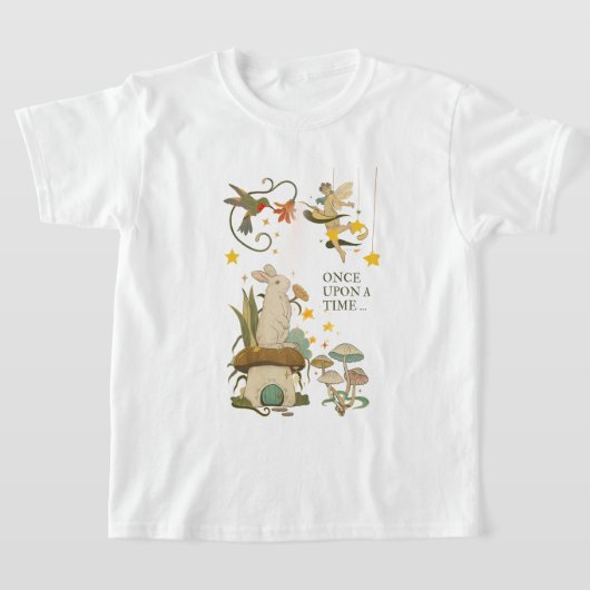 Er was eens een sprookje Kinder T-shirt (Laagn)