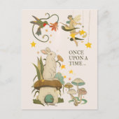 Er was eens een sprookje Kinder Uitnodiging Briefkaart (Voorkant)