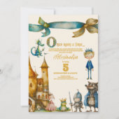 Er was eens een sprookjesachtig Baby shower Kaart (Voorkant)