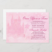 Er was eens een sprookjesachtige Baby shower uitno Kaart (Voorkant / Achterkant)