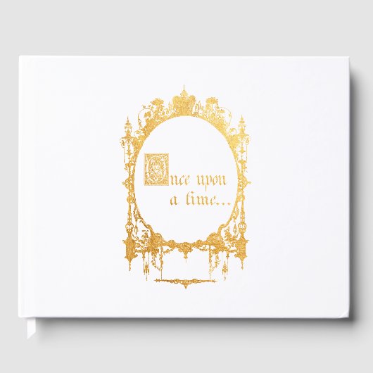 Er was eens een sprookjesachtige bruiloft gastenboek (Voorkant)