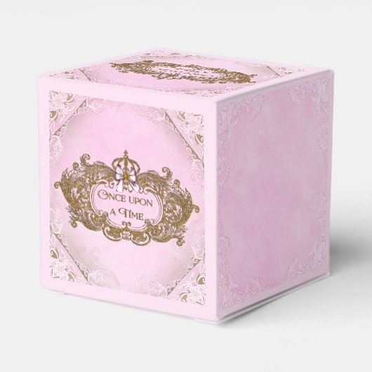 Er was eens een tijd prinses bedankdoosjes (Achterkant)