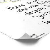 Er was eens een Tom Cat - geïllustreerd gedicht Poster (Hoek)