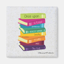 Er Was Eens Iemand Die Van Boeken Hield Magneet
