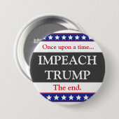 Er was eens... Impeach Trump Button (Voorkant /achterkant)